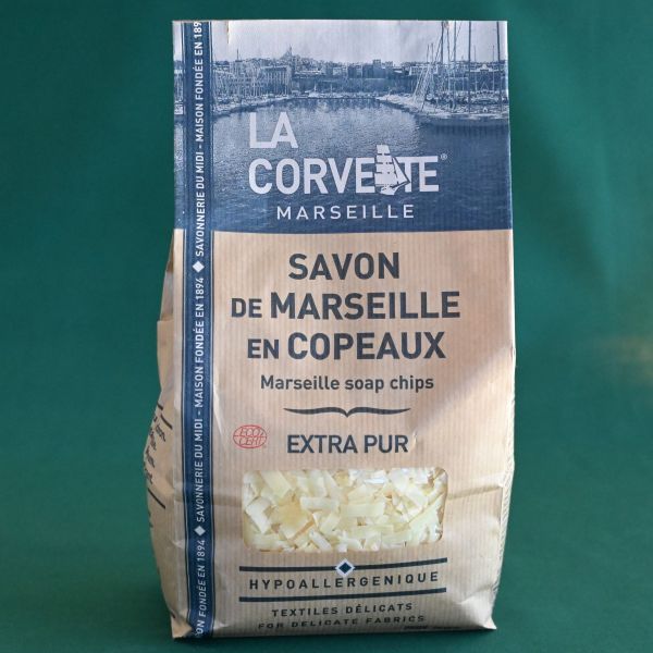 Copeaux de savon de Marseille olive 750g et 10kg