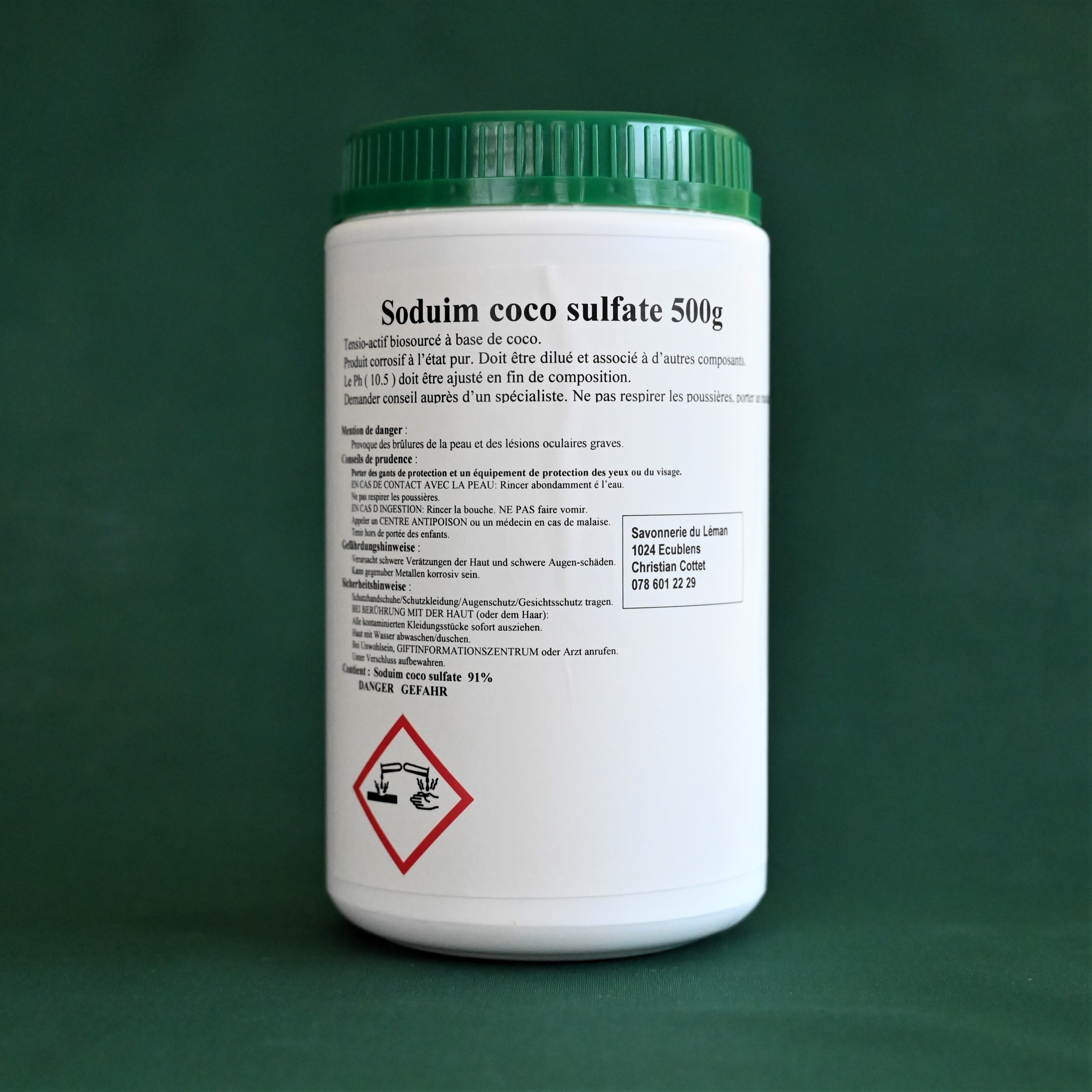 Sodium Coco sulfate SCS - 500g - Neutre